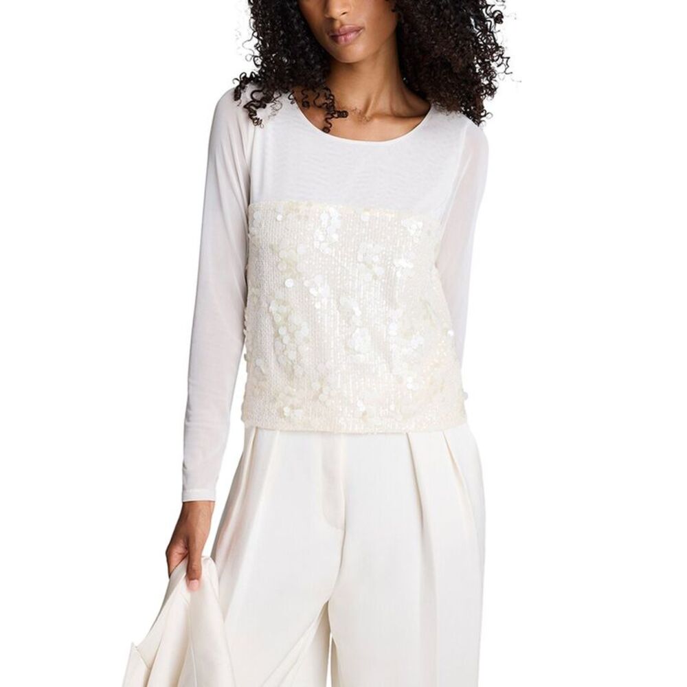 Kenneth Cole Womens  Blouse, Grey